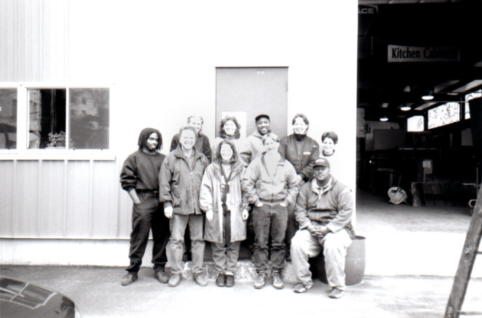 Reuse Center staff in 1998