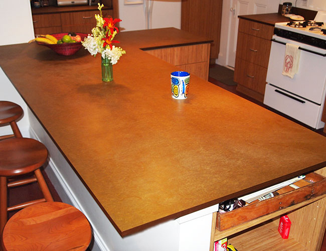Countertops are paper-based Richlite.