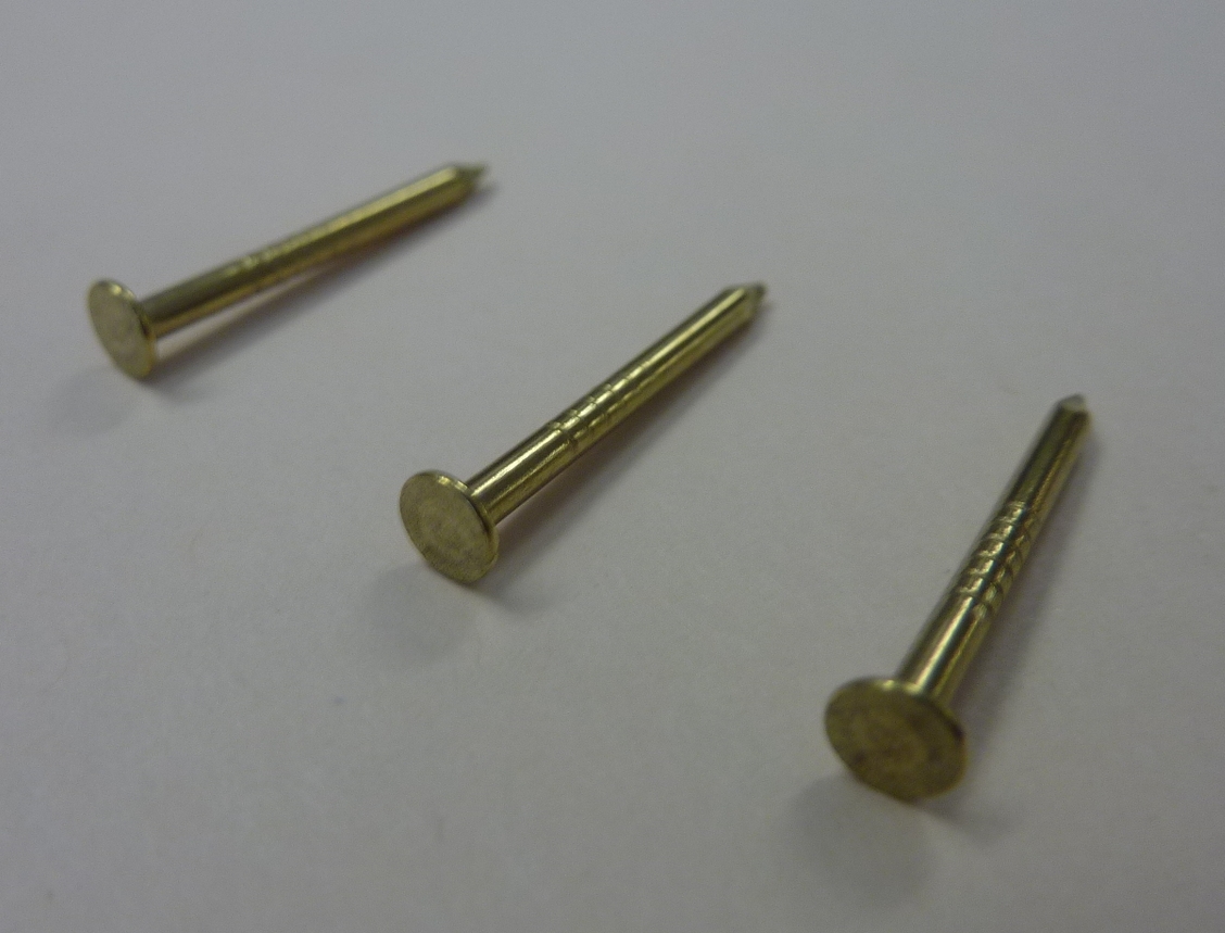 Solid Brass Nails — Boston Building Resources