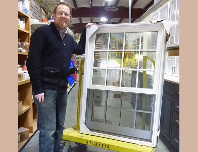 Mike Marotta found this new Marvin window to add to his home looking over his garden and deck. 