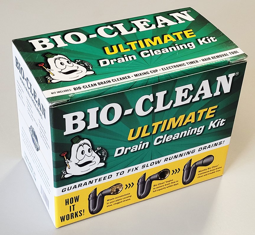 Bio-Clean drain treatment with accessories — Boston Building Resources