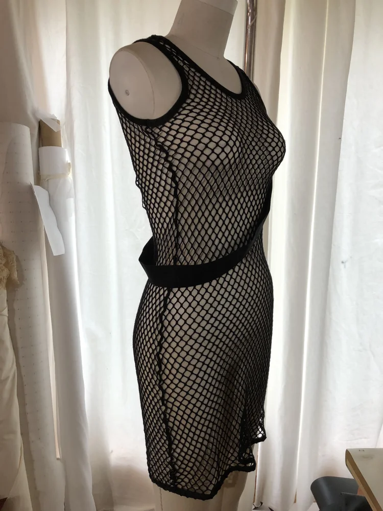 helmut lang mesh dress Buy Helmut Lang MESH LYR DRESS.DRY S - Black
