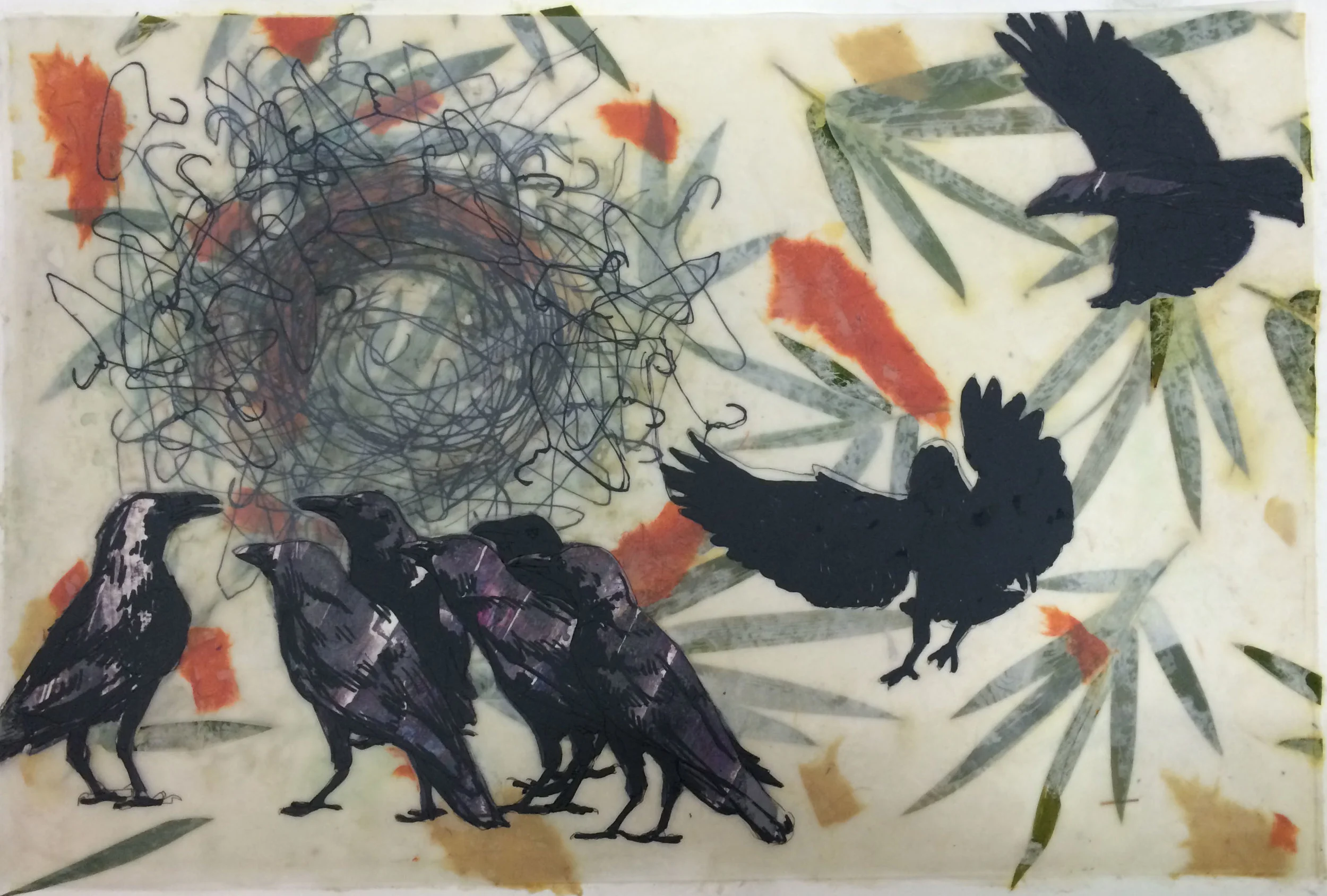 Untitled - Crow collage
