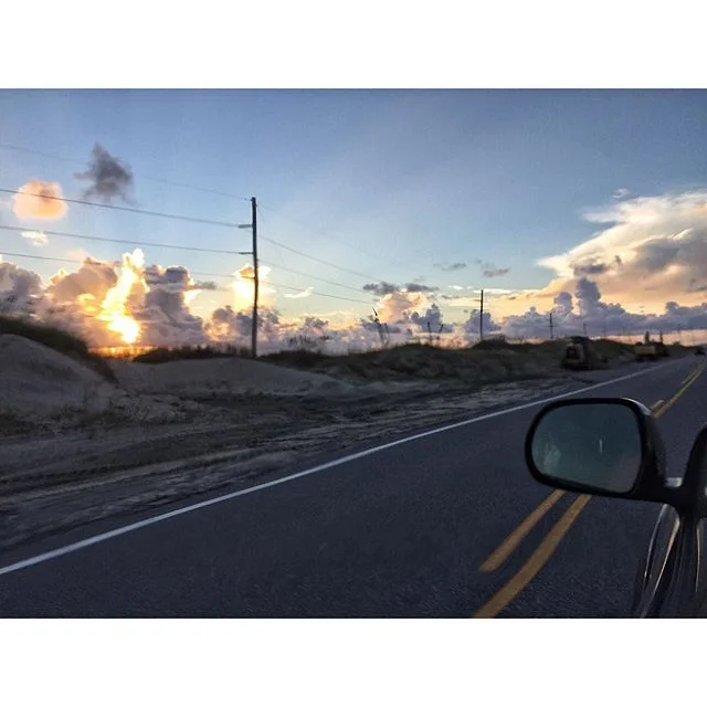 Evacuation sendoff. #ontheroad #hurricaneflorence