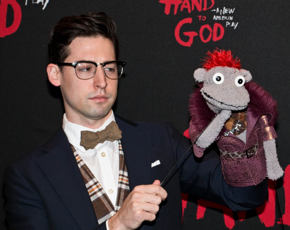 Alex Mandell with Puppet "Tyrone"