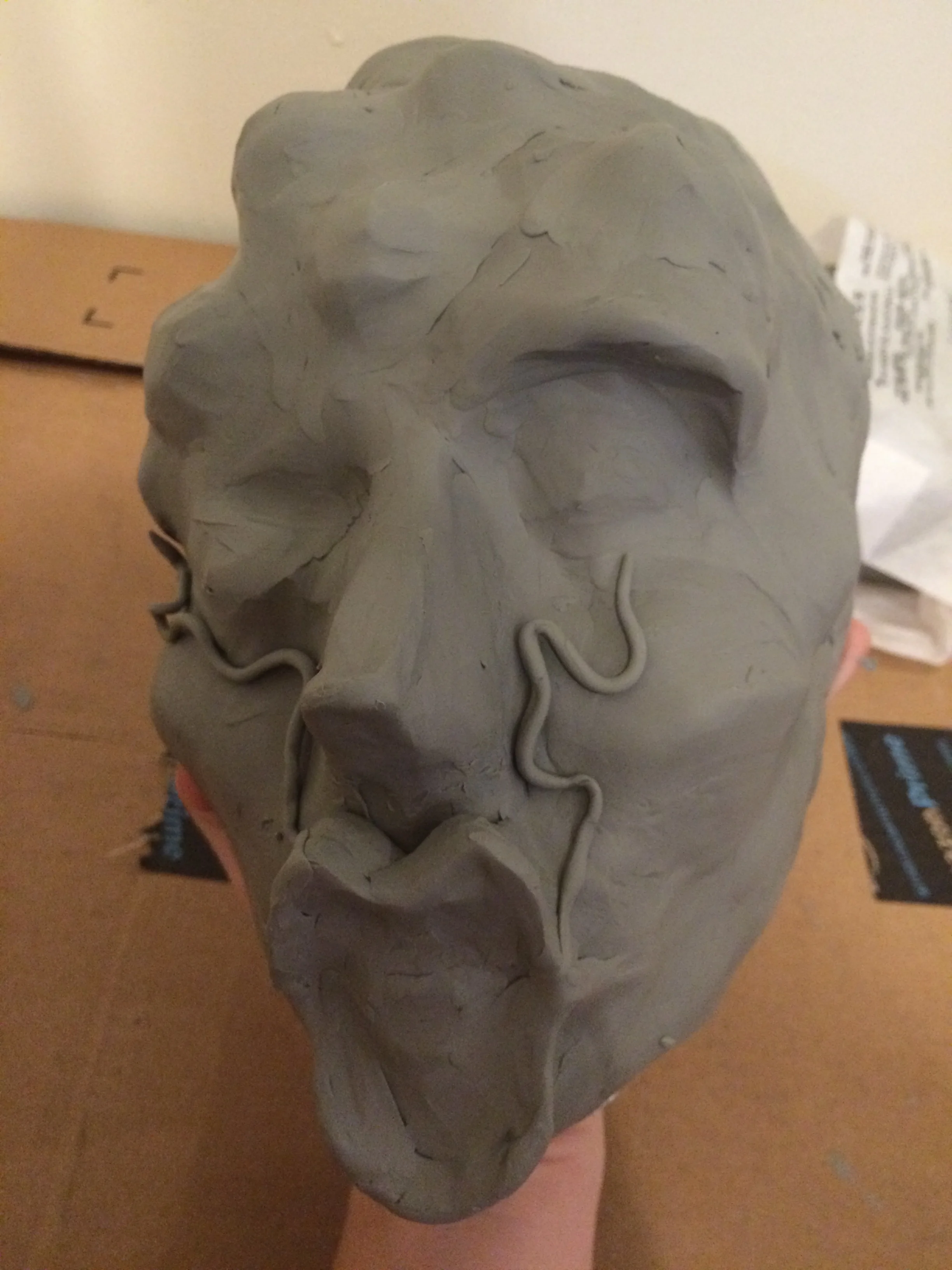 Demon Mask- Clay