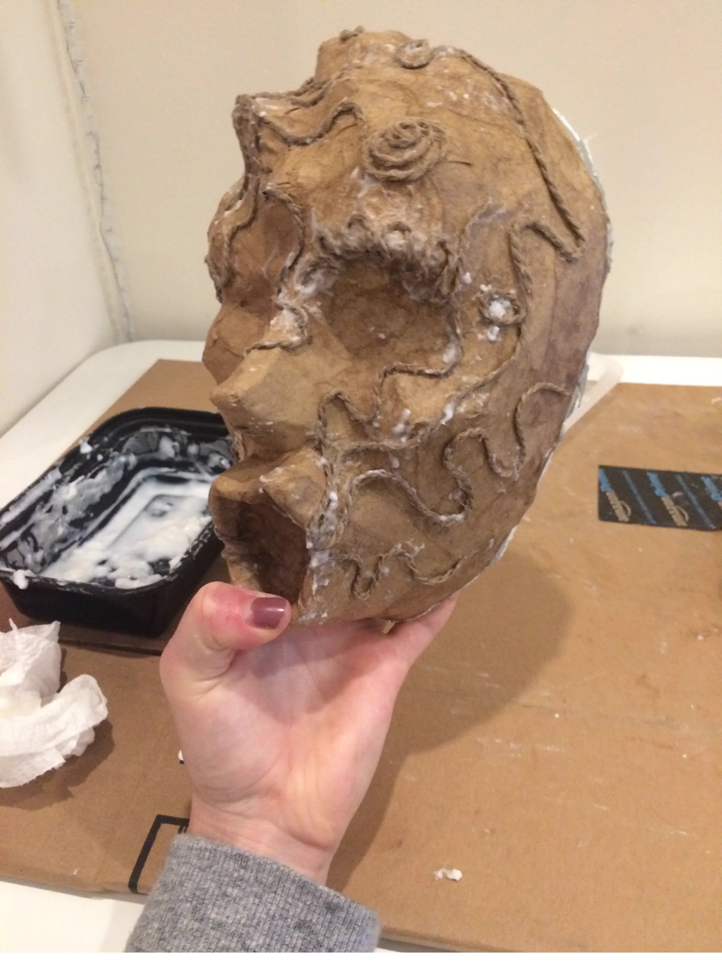 Demon Mask- Papier Mache