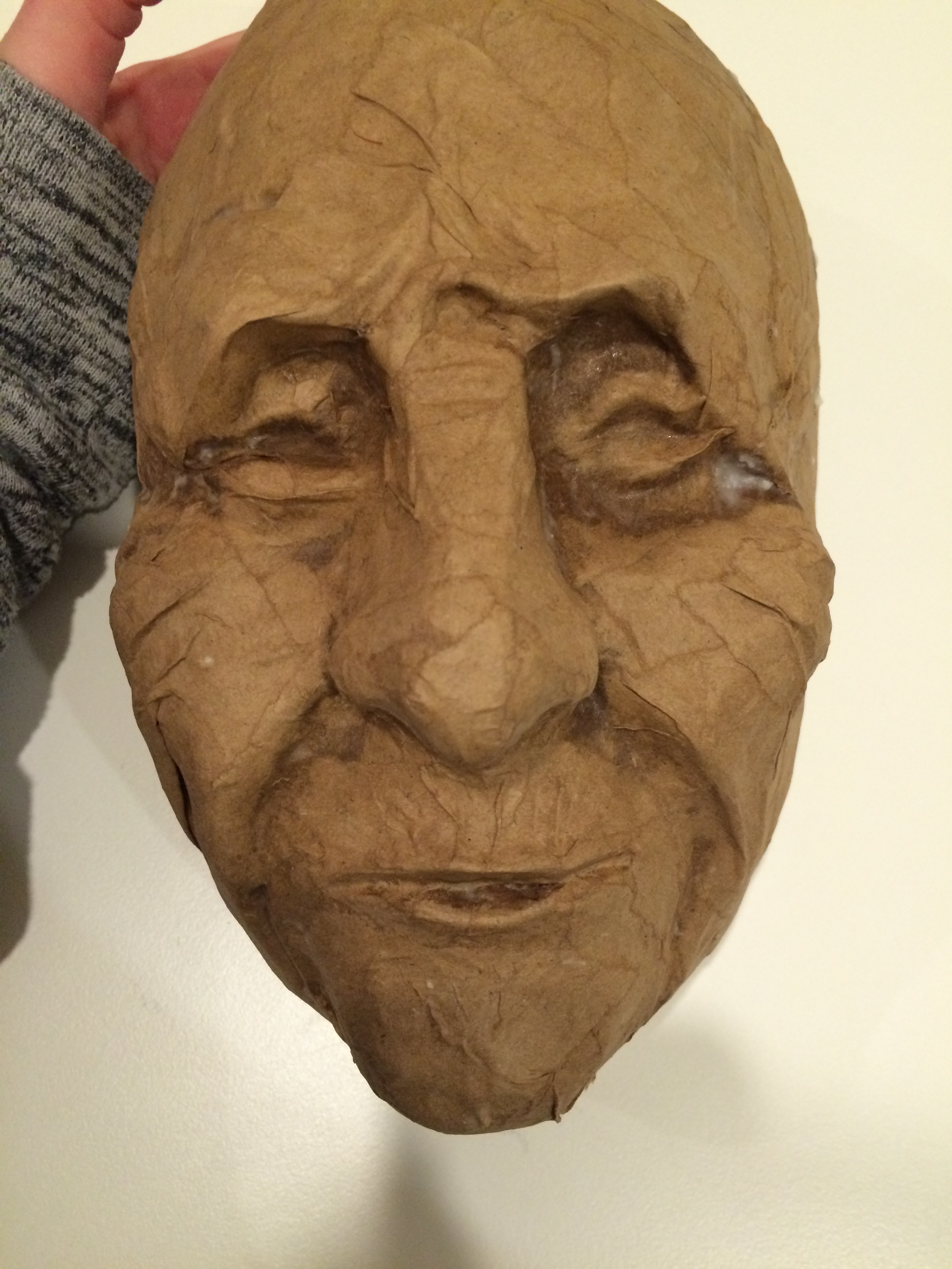 Realistic Face Mask- Papier Mache
