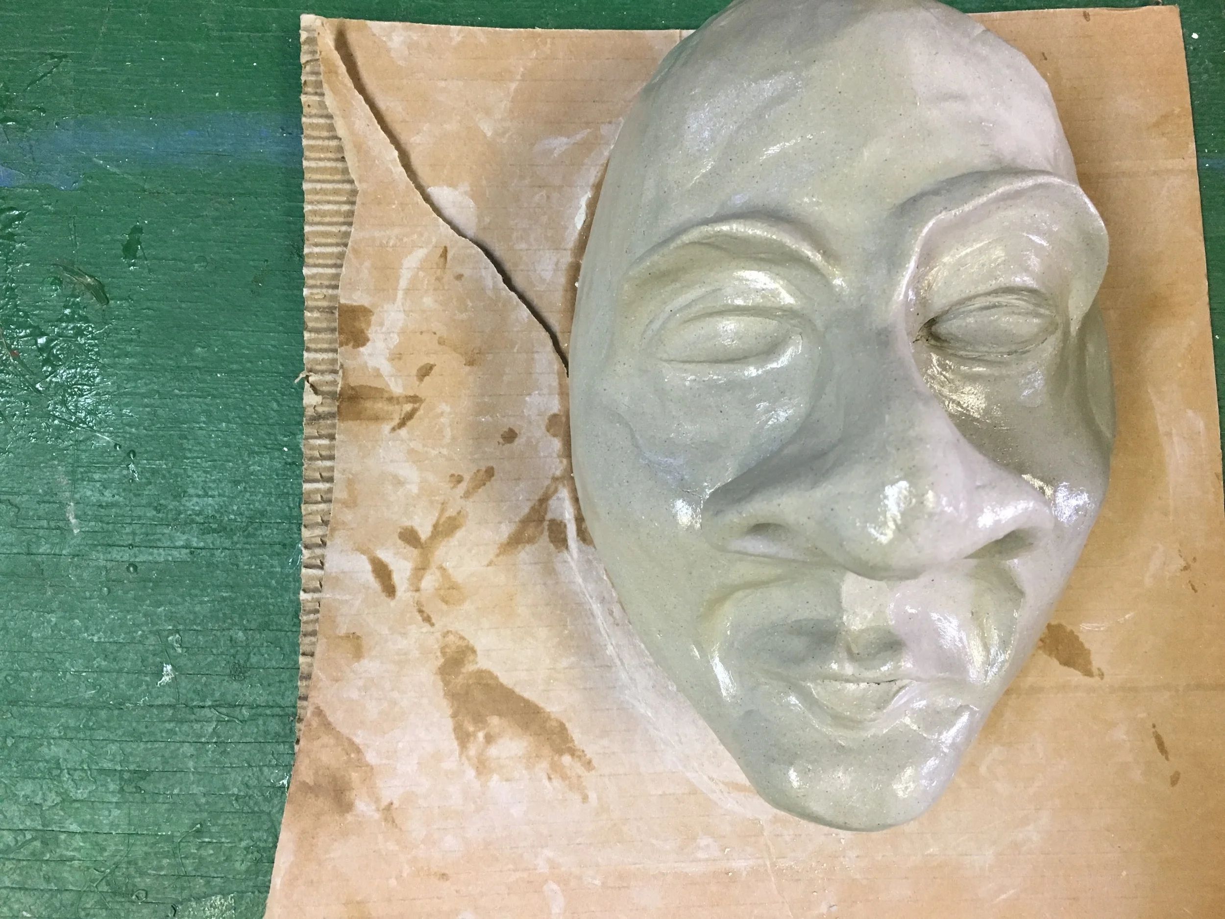 Clay base of my mask 
