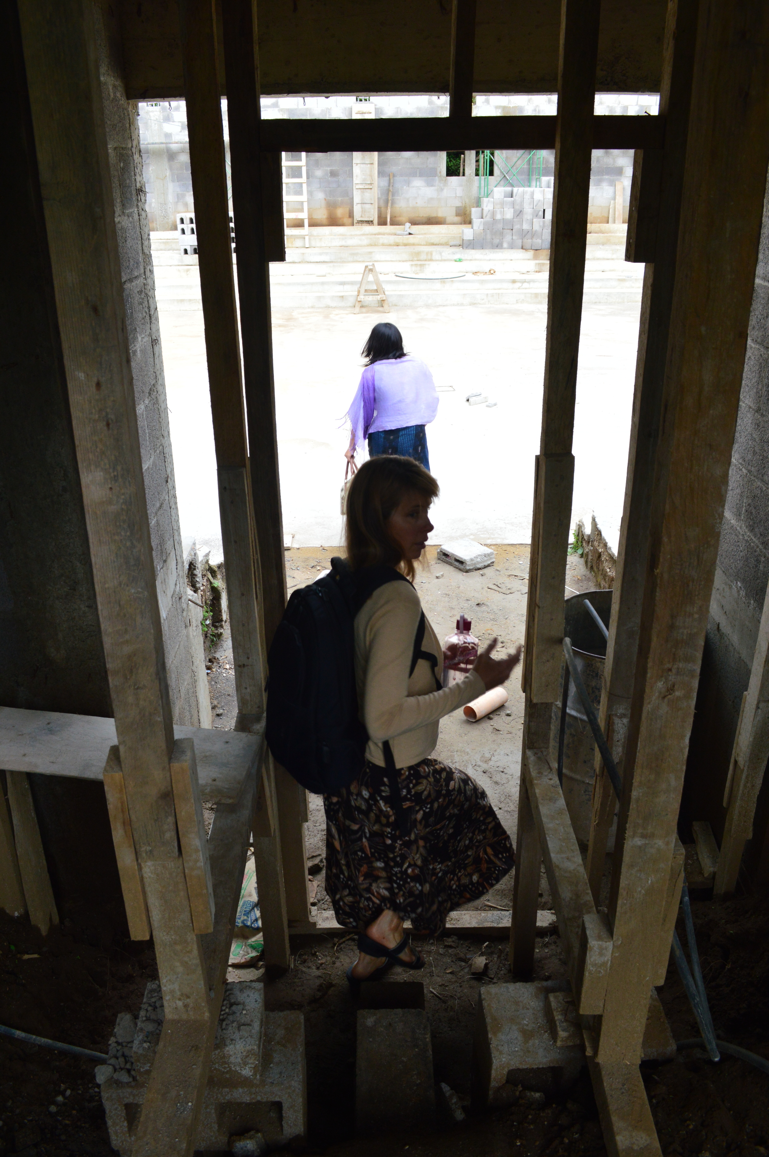 Entrance to Sotz'il Jay arena performance space