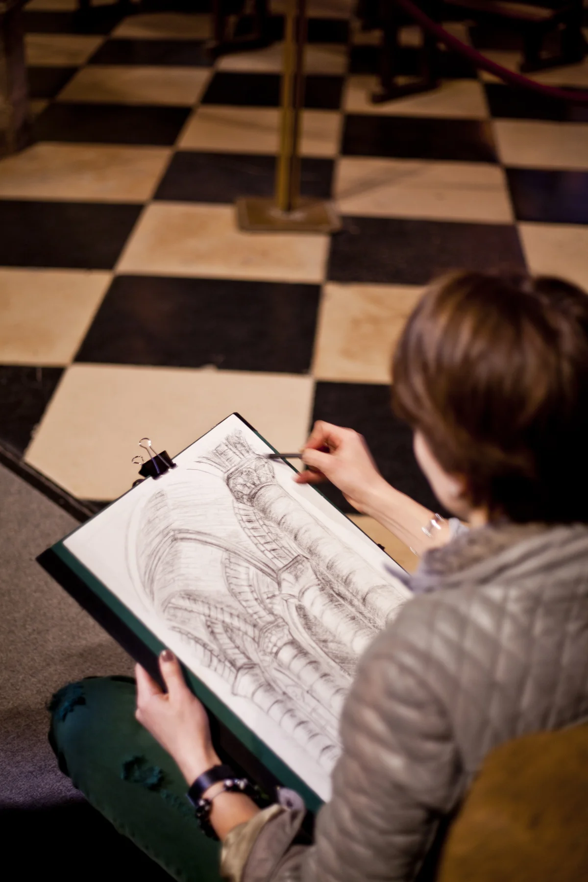  Could you imagine if one of your college art assignments was to sketch Notre Dame?!