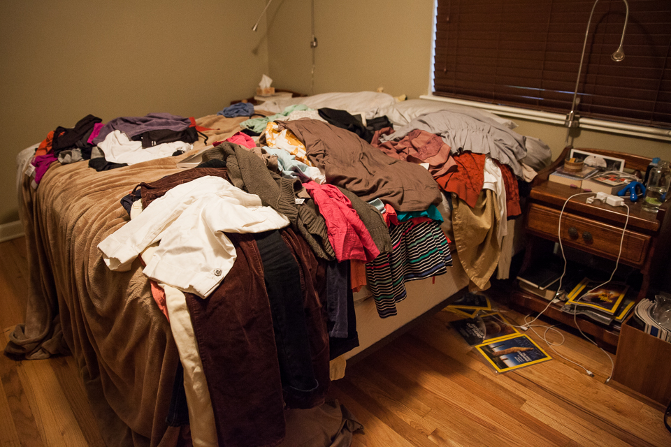 I wish you could see each piece to make fun of me. Especially the olive green, 3-inch, corduroy mini skirt. 