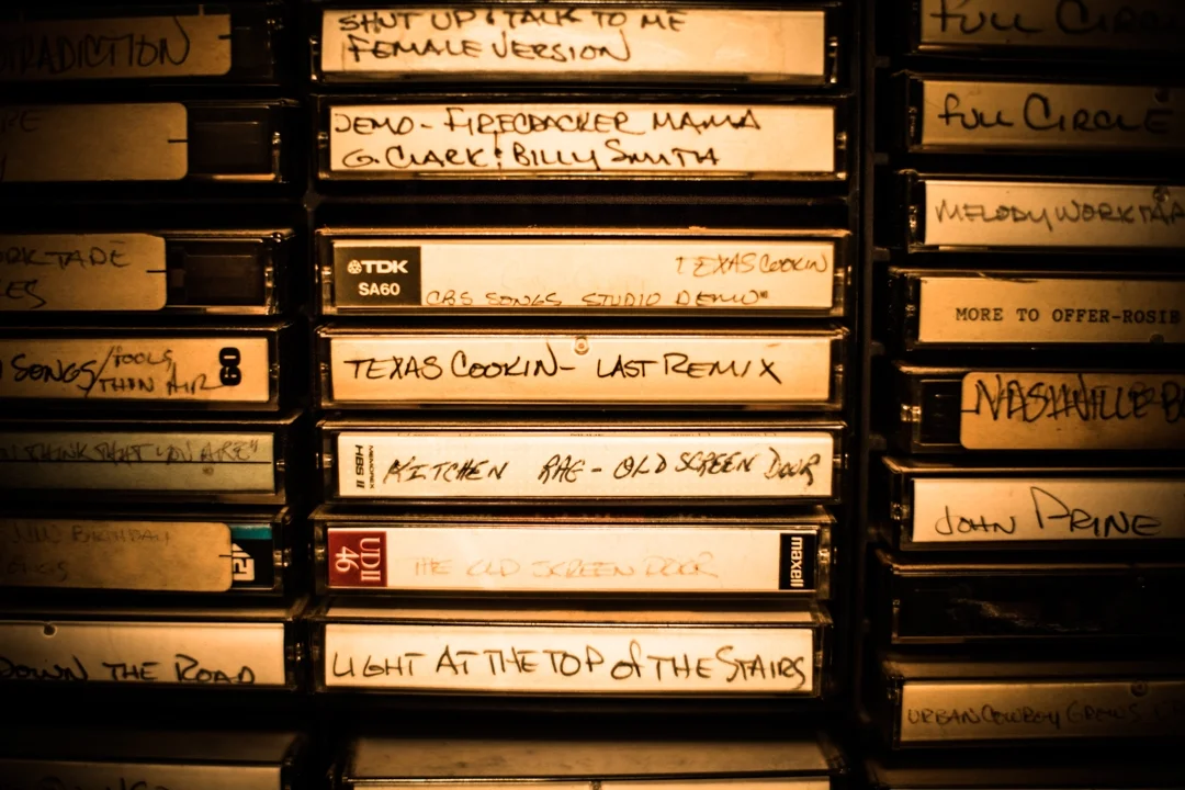 Guy Clark's Tape Collection