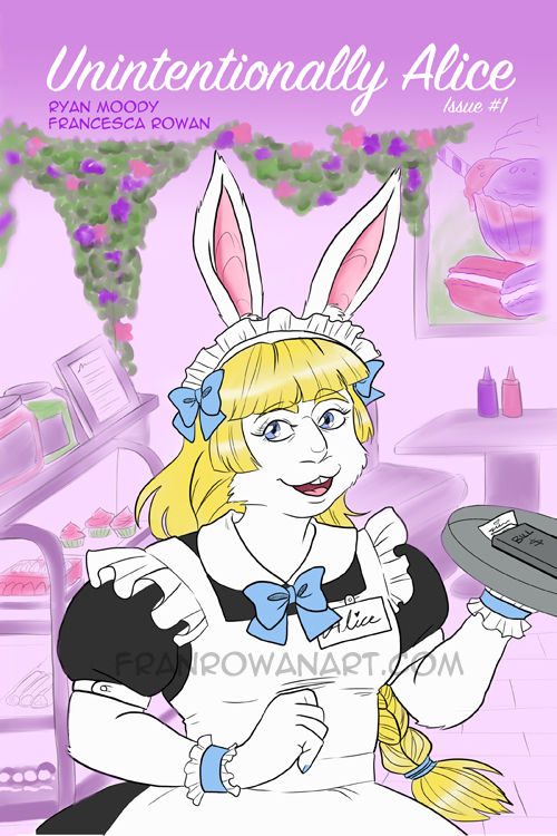  The cover for issue #1 of Unintentionally Alice.