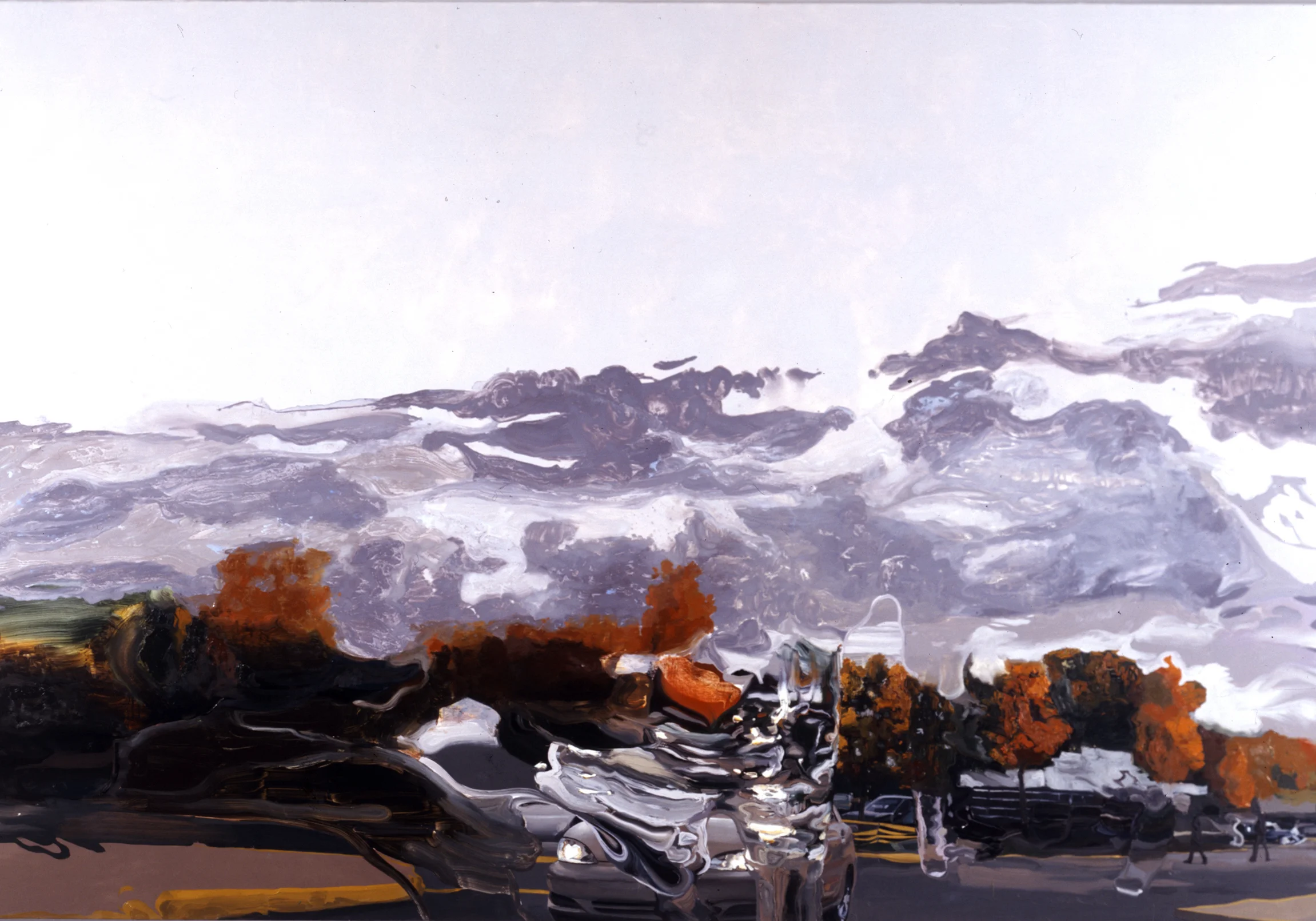 Tom McGrath, Untitled , 2005, oil on canvas over panel, 56 x 96 inches, Collection of Sue Scott and Mike Stanley, image courtesy of the artist and Sue Scott and Mike Stanley