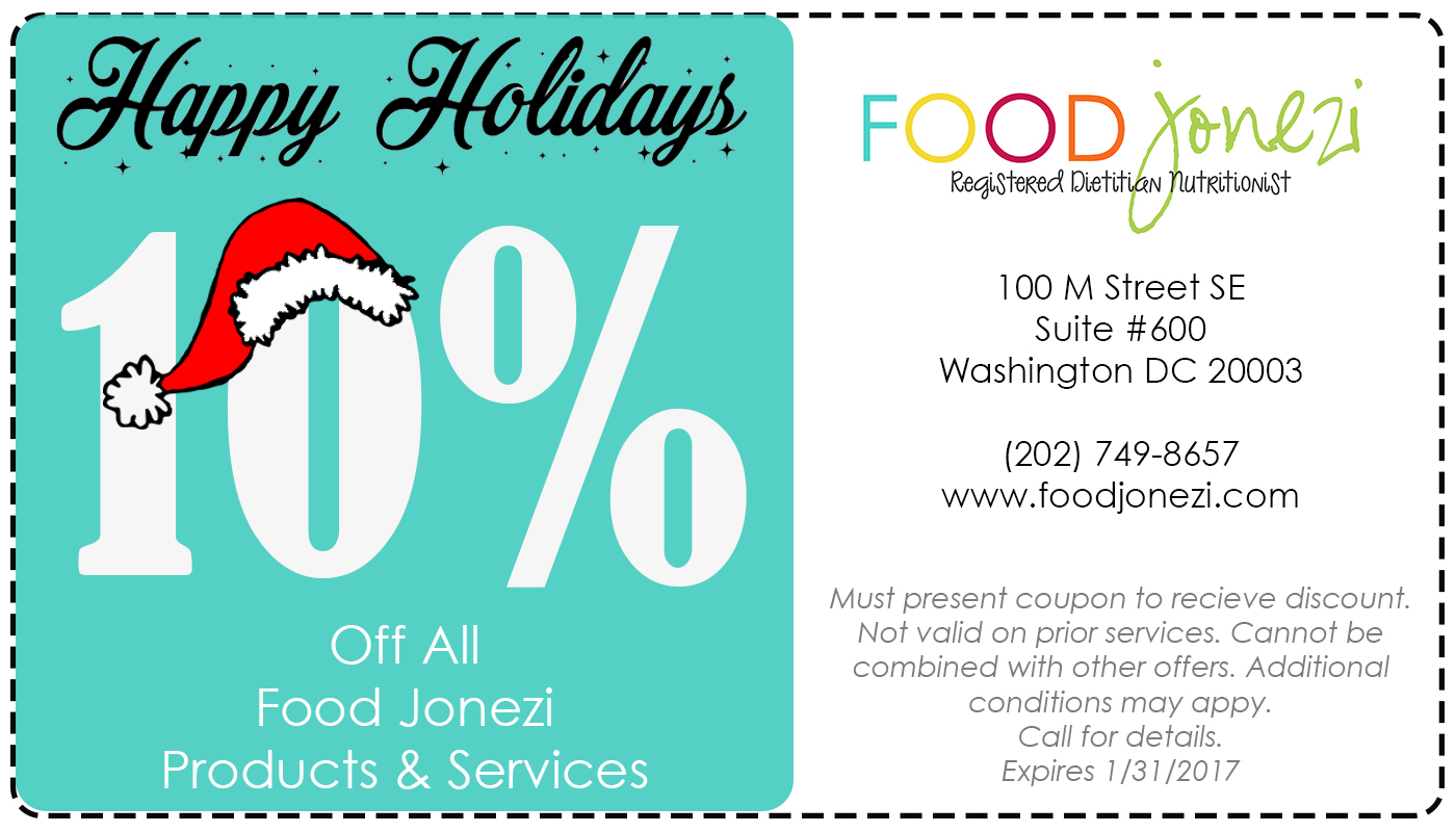 Healthy Holidays, Food Jonezi and Team