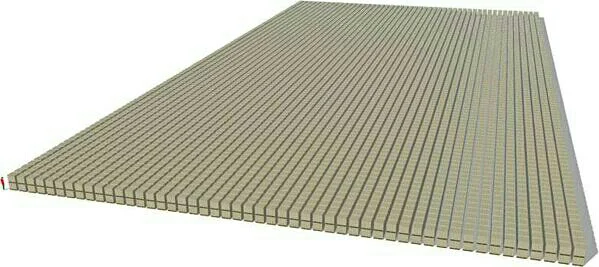 What $1,000,000,000,000 (Trillion) dollars looks like.
