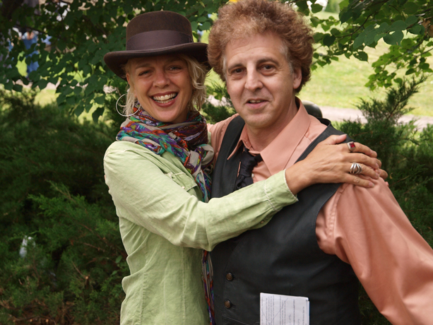  Barbara Meyer and Magic Marc / Salute to the Music of Bob Dylan / The Veteran's Memorial Wolfe Park Amphitheater / St. Louis Park, Minnesota / July 27th, 2013 / Photo by Neil Schloner 