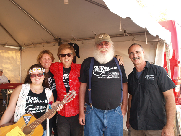  Basha Goldwater, Lori DesLauriers, Magic Marc, Mike DesLauriers and George Vondriska /&nbsp;Minnesota Legends / You Betcha! Minnesota-Made Festival Retro Edition / The Shops At West End Festival Grounds / St. Louis Park / August 17th, 2013 / Photo b