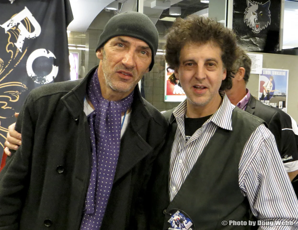 Simon Townshend and Magic Marc / The Who / Target Center / Minneapolis, Minnesota / November 27th, 2012 / Photo by Doug Webb