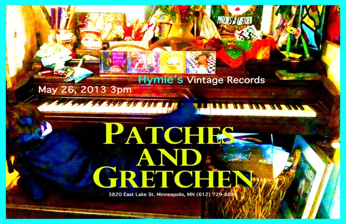 ATCHES AND GRETCHEN Hymie's Vintage Records May 26, 2013 Poster and Photo by Gretchen Seichrist