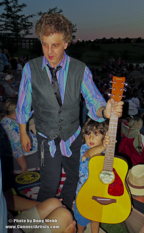 Magic Marc and Abe / Salute to the Music of Bob Dylan / Town Green Amphitheatre / Maple Grove, Minnesota / July 24th, 2013 / Photo by Doug Webb