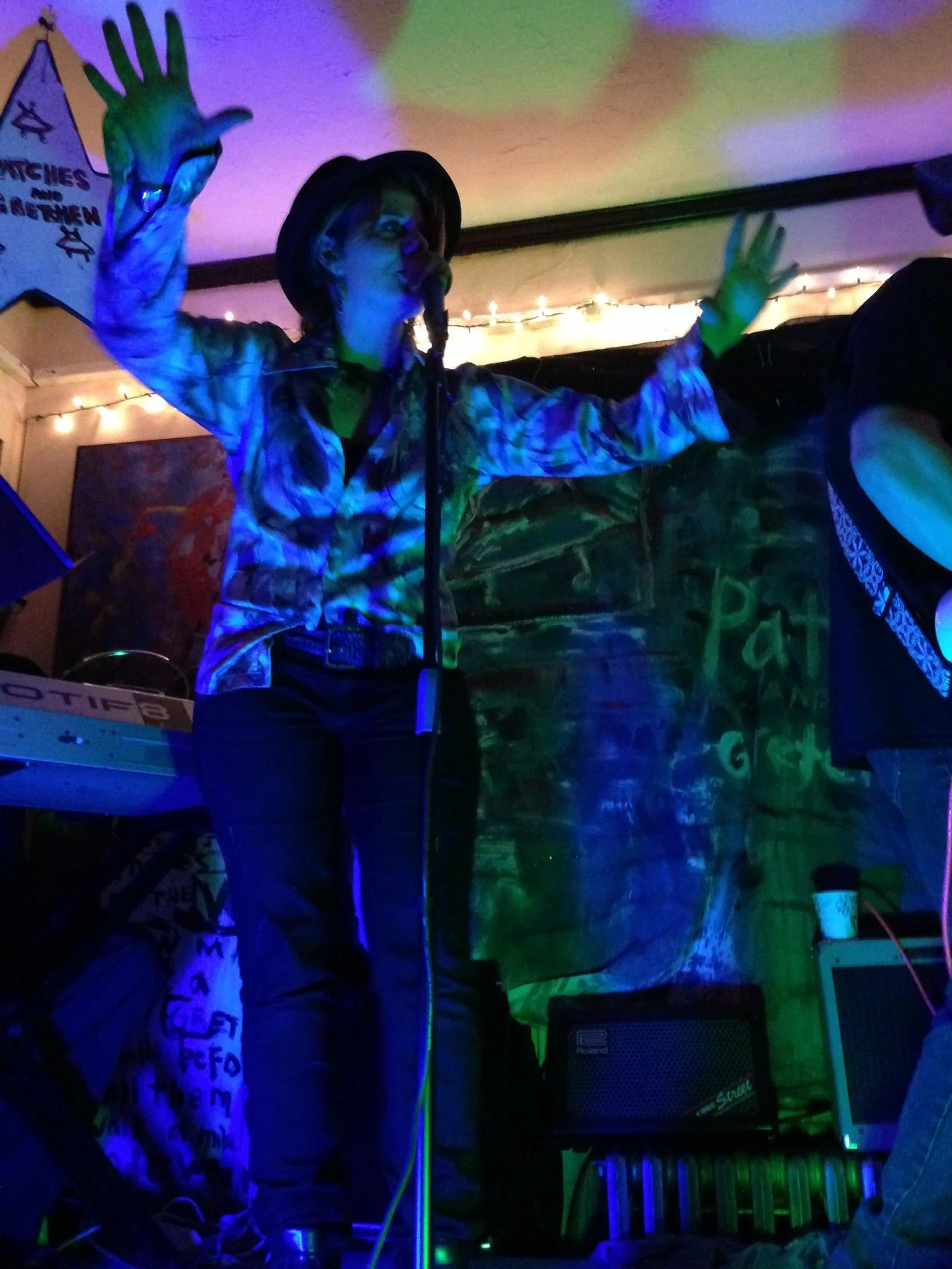 Gretchen Seichrist at Patches and Gretchen's CD RELEASE & CHICKEN COSTUME PARTY @ EVEN BREAK GALLERY / Minneapolis, Minnesota / October 26th, 2013 / Photo by Melissa Martin 