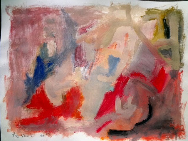 Acrylic on paper, 18" x 14"