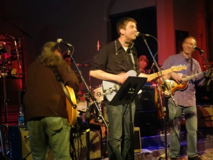 Jamie Ness, center stage.