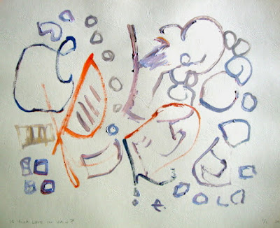 The Many Faces of Ennyman: Is Your Love In Vain? http://ed-newman.blogspot.com/2012/04/is-your-love-in-vain.html Acrylic on paper, 36"x 24" Painting by Ed Newman (e.)