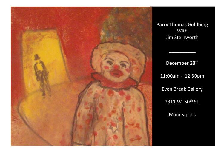 "The Clown Bleeds" (Barry Thomas Goldberg) Pastel 20x24