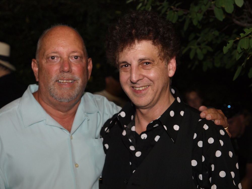  Kenny Krona and Magic Marc / Salute to the Music of Bob Dylan / The Veterans' Memorial Wolfe Park Amphitheater / St. Louis Park, Minnesota / August 9th, 2014 / Photo by Neil Schloner 