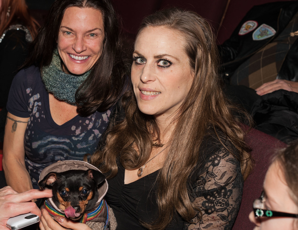  Julie Ulrich, Lulu and Melanie Ree /&nbsp;Trylon microcinema / Minneapolis, Minnesota / November 20th, 2014 / Photo by Gamini Kumara 