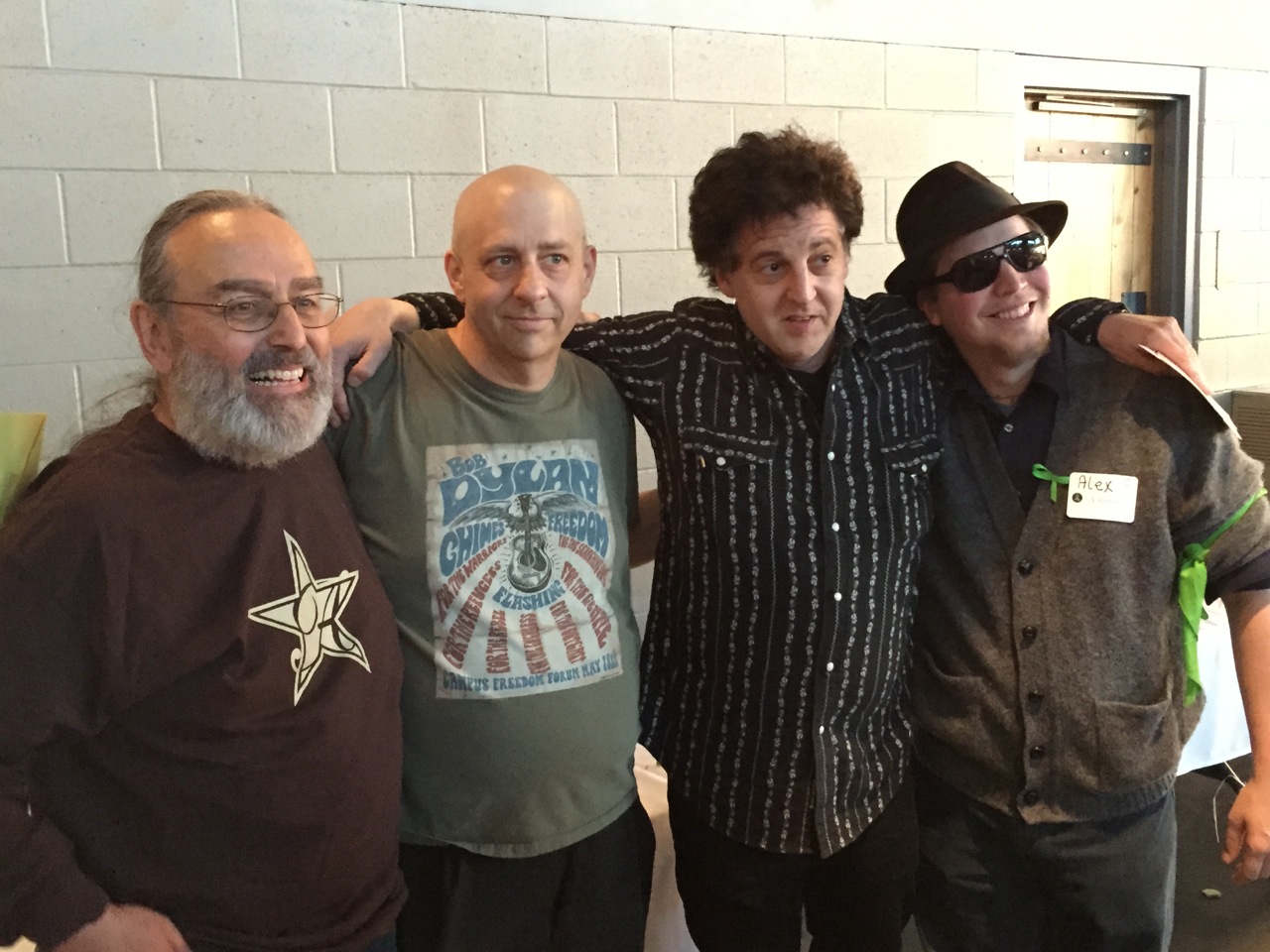 Billy Hallquist, John Bushey, Magic Marc and Alex Madsen / Clyde Iron Works / Duluth, Minnesota / April 26th, 2015 / Photo by Nelson T. French