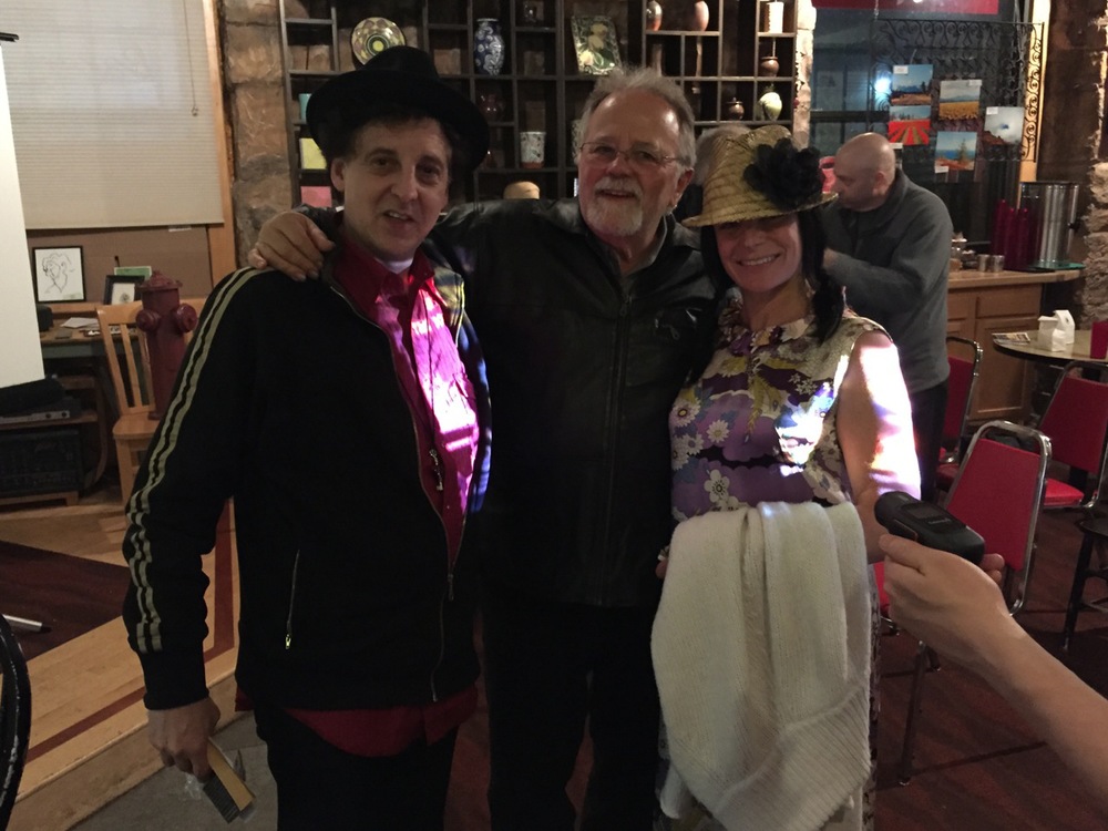  RUBY THE DOGUMENTARY / Red Mug Coffeehouse Screening! Magic Marc, Gene LaFond and Amy Grillo / Superior, Wisconsin / MAY 2ND, 2015 / Photo by Nelson T. French 