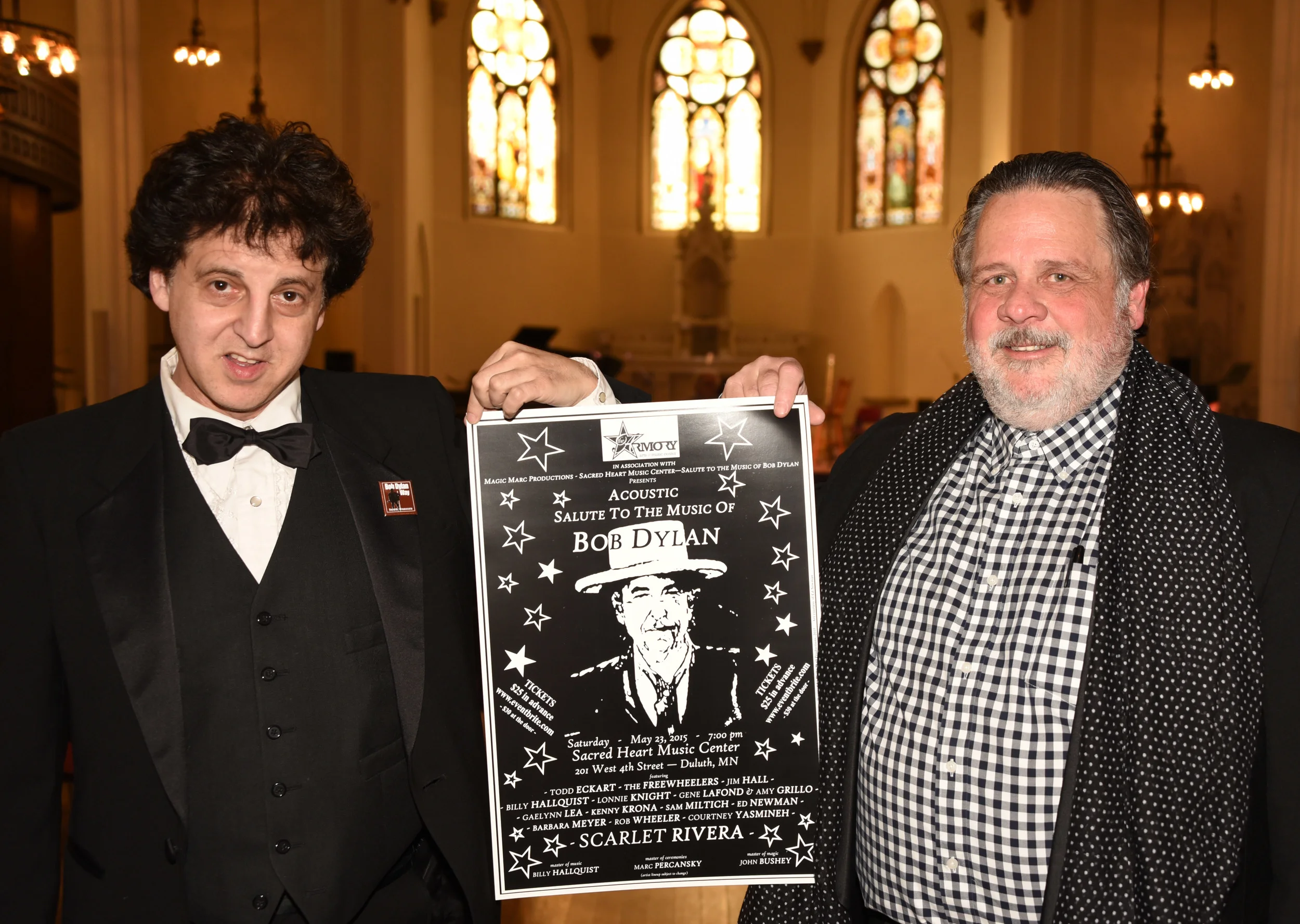 Magic Marc and Nelson T. French / Sacred Heart Music Center / Duluth, Minnesota / May 23rd, 2015 / Photo by Michael K. Anderson