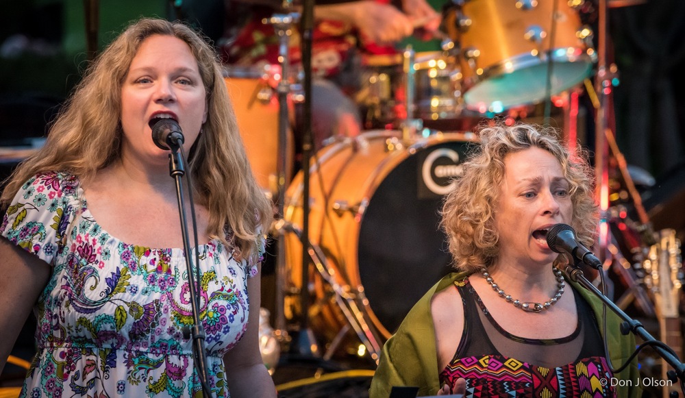  Colleen O and Edie Rae / The Veterans' Memorial Wolfe Park Amphitheater / St. Louis Park, Minnesota / August 1st, 2015 