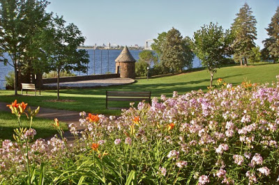 The stage at Leif Erikson Park
