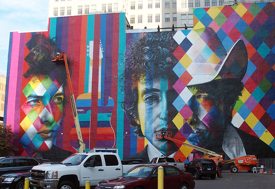 The almost-completed mural, Sept. 5, 2015.