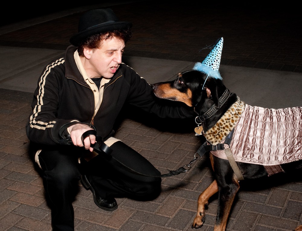  RUBY THE DOGUMENTARY /&nbsp;Rojo MEXICAN GRILL Screening! Magic Marc and Ruby / St. Louis Park, Minnesota / NOVEMBER 22ND, 2015 / Photo by Gamini Kumara ( gkumara@me.com ) 