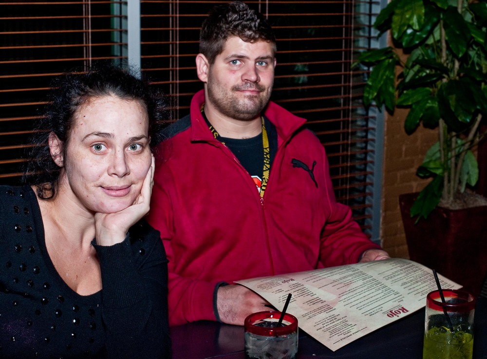  Michele and BJ Knebel /&nbsp;Rojo Mexican Grill / St. Louis Park, Minnesota / November 22nd, 2015 / Photo by Gamini Kumara    