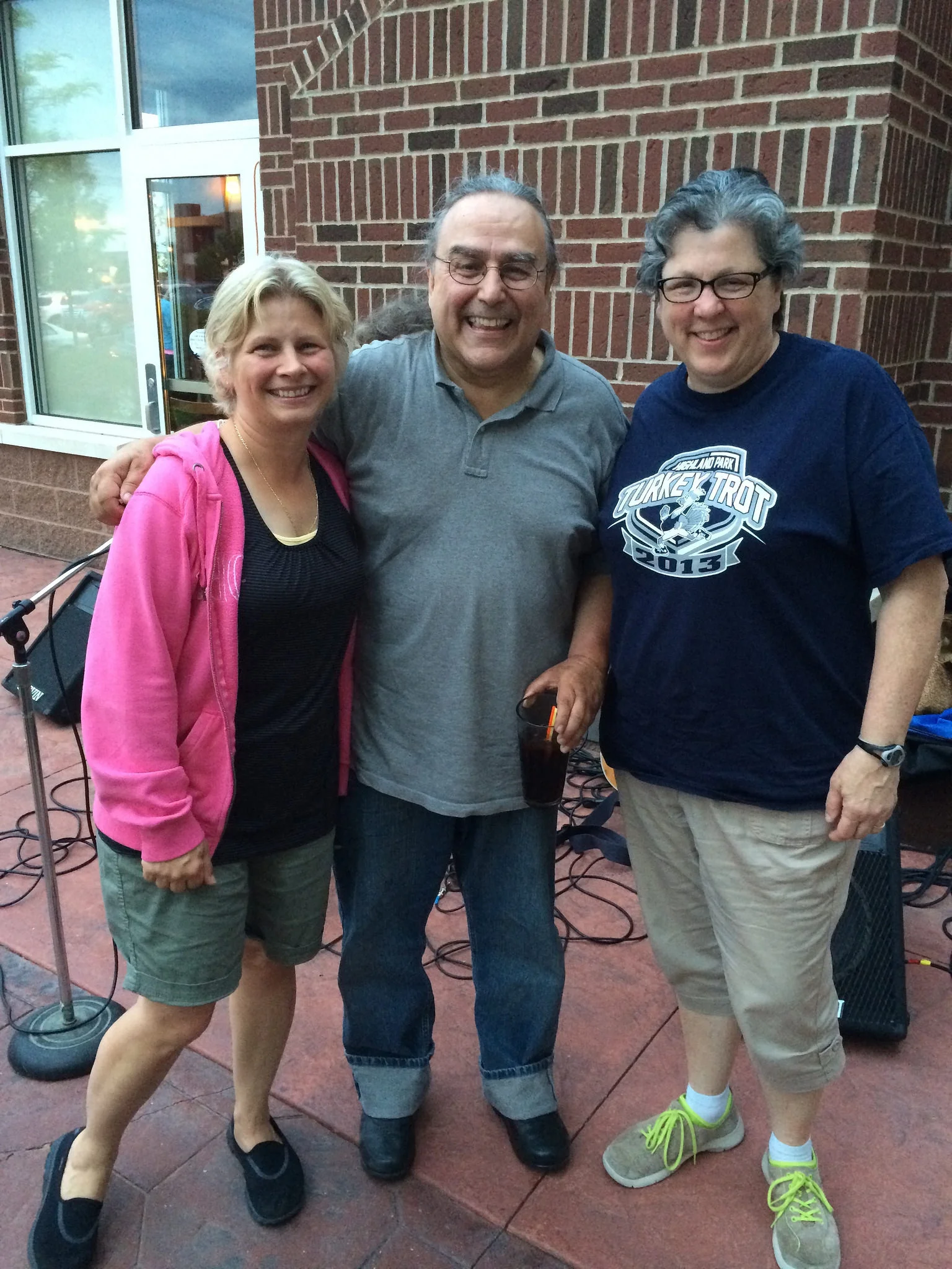 Cheryl Portesan, Billy Hallquist and Mary Portesan Thiel / Tuesday Night Acoustics - Holiday Inn Hotel & Suites / Maple Grove - Arbor Lakes, Minnesota / June 17th, 2014 / Photo by Jim Portesan