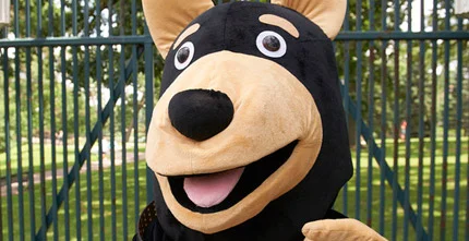 Ruby The Doberman Mascot