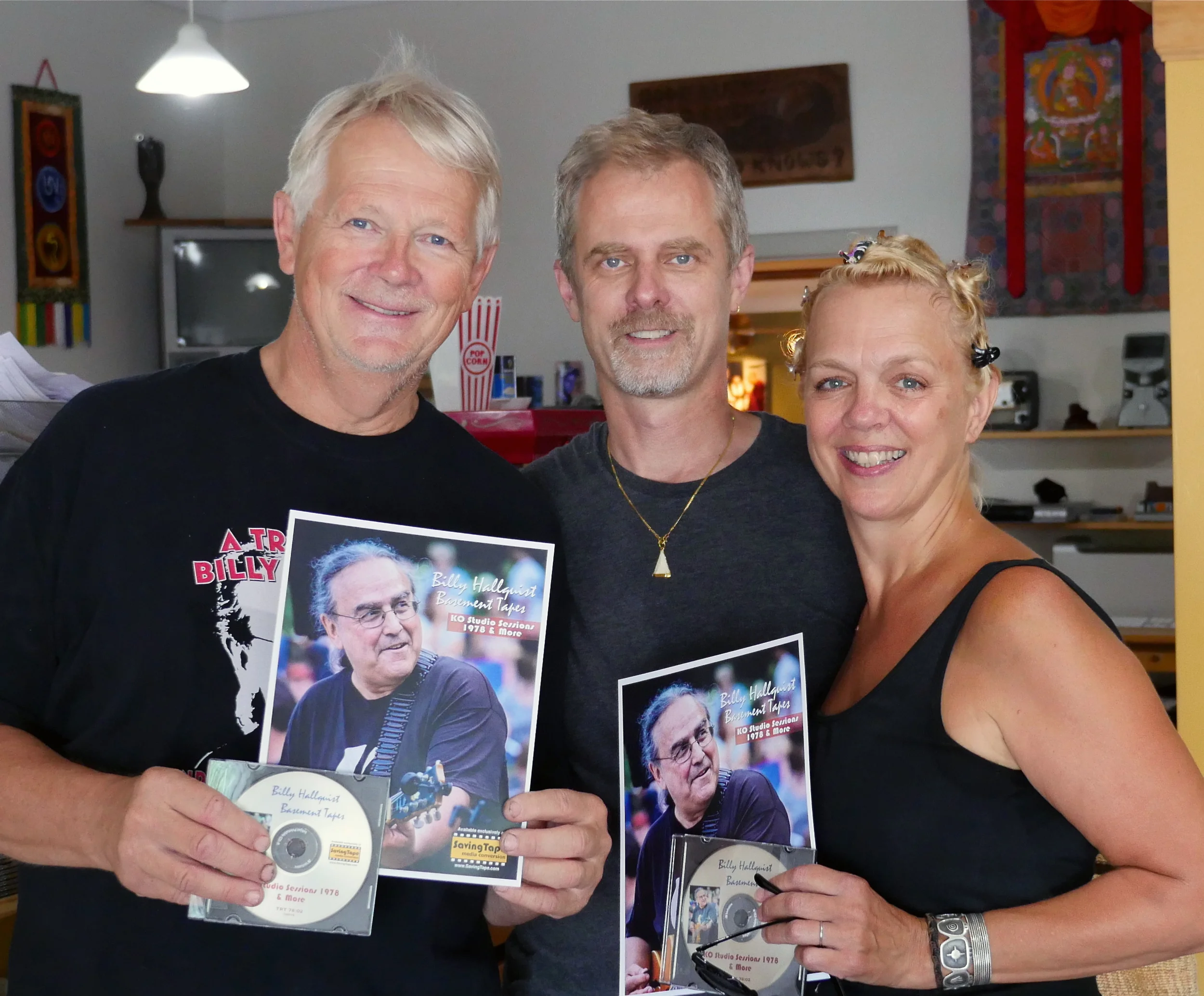 Billy Hallquist Basement Tapes - Thomas Thompson, Thor Anderson and Barbara Meyer / Saving Tape / Minneapolis, Minnesota / August 1st, 2016