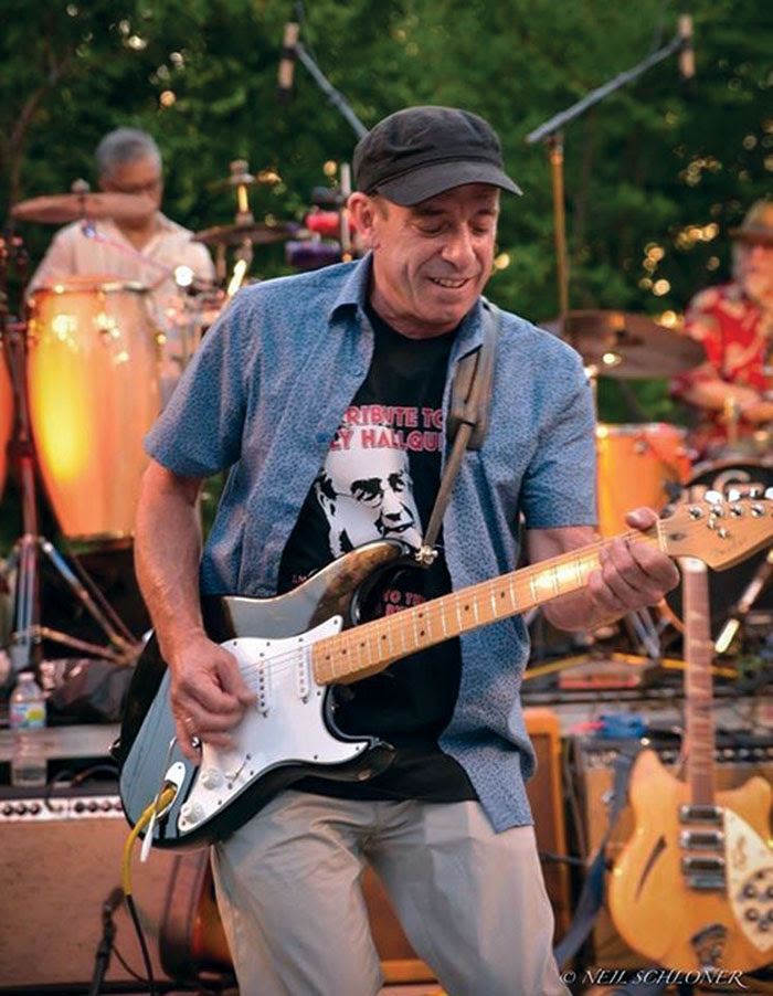  Musician Steve Grossman plays the guitar during the 2015 Salute to the Music of Bob Dylan concert in St. Louis Park. (Submitted photo courtesy of Neil Schloner) 