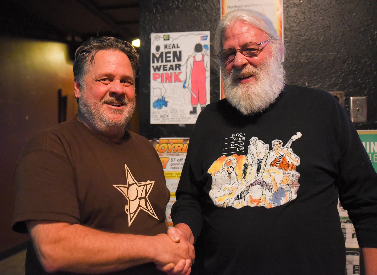 Nelson T. French and Mike DesLauriers / Fitger's Rex Bar / Duluth, Minnesota / October 15th, 2016 / Photo by Michael K. Anderson