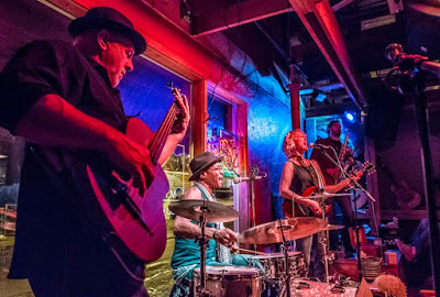 Stan Kipper, drums, with Barb Meyer and team.