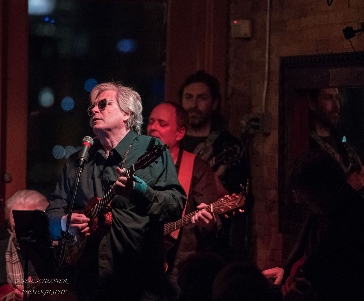 Former St. Louis Park resident Kevin Odegard performs at his album release show Dec. 5 at the Aster Cafe in Minneapolis. (Submitted photo courtesy of Neil Schloner)