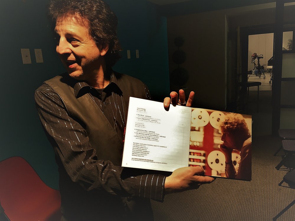  Magic Marc with the Minneapolis Session Credits - Wall Of Power TV - Bob Dylan's More Blood, More Tracks - The Minneapolis Sessions &nbsp;Metro Cable Network - Channel 6 &nbsp;Minneapolis, MN / October 23rd, 2018 / Photo by Nelson T. French 