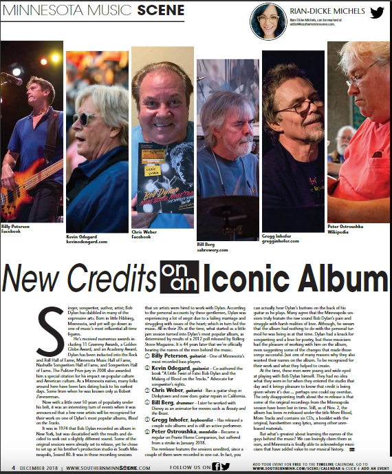  New Credits on an Iconic Album&nbsp; Southern Minn Scene &nbsp;December 2018&nbsp; Page 4  
